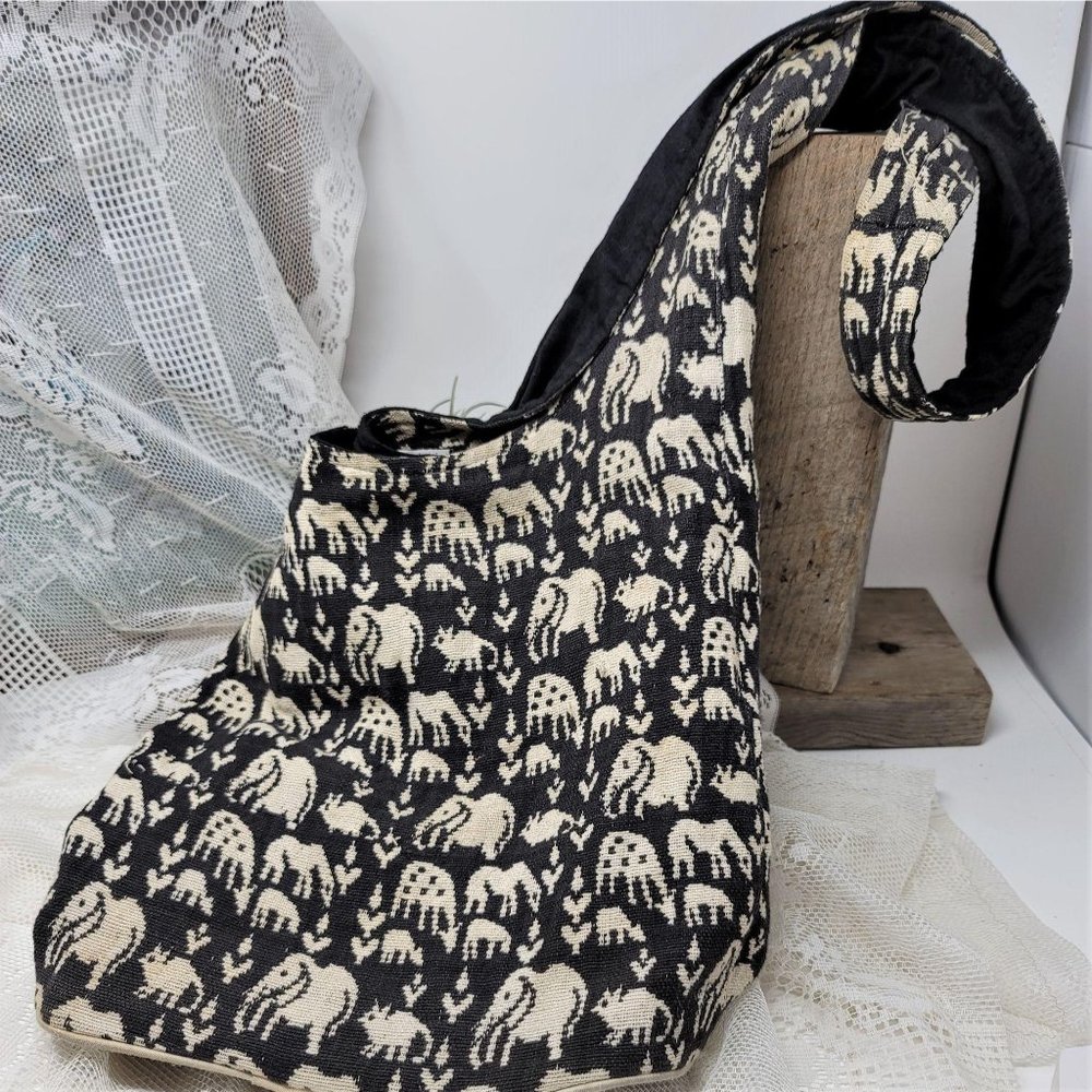 Fun Cotton Animal Print Crossbody Purse